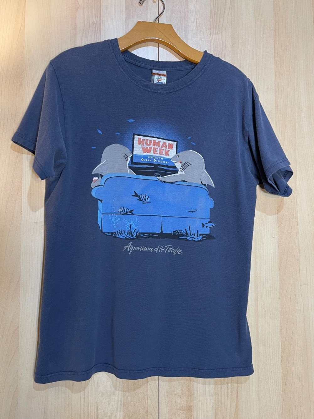 Shark Week Aquarium Navy Short-Sleeve Tee